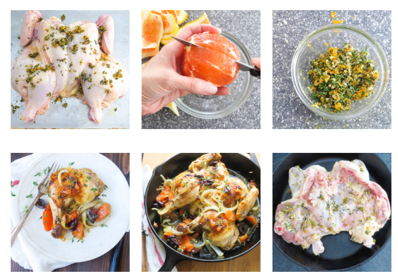 طريقة عمل دجاج مشوي بالبرتقال في الفرن