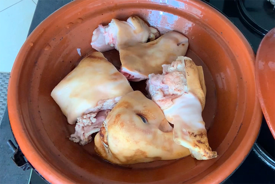 طبخ رأس الغنم