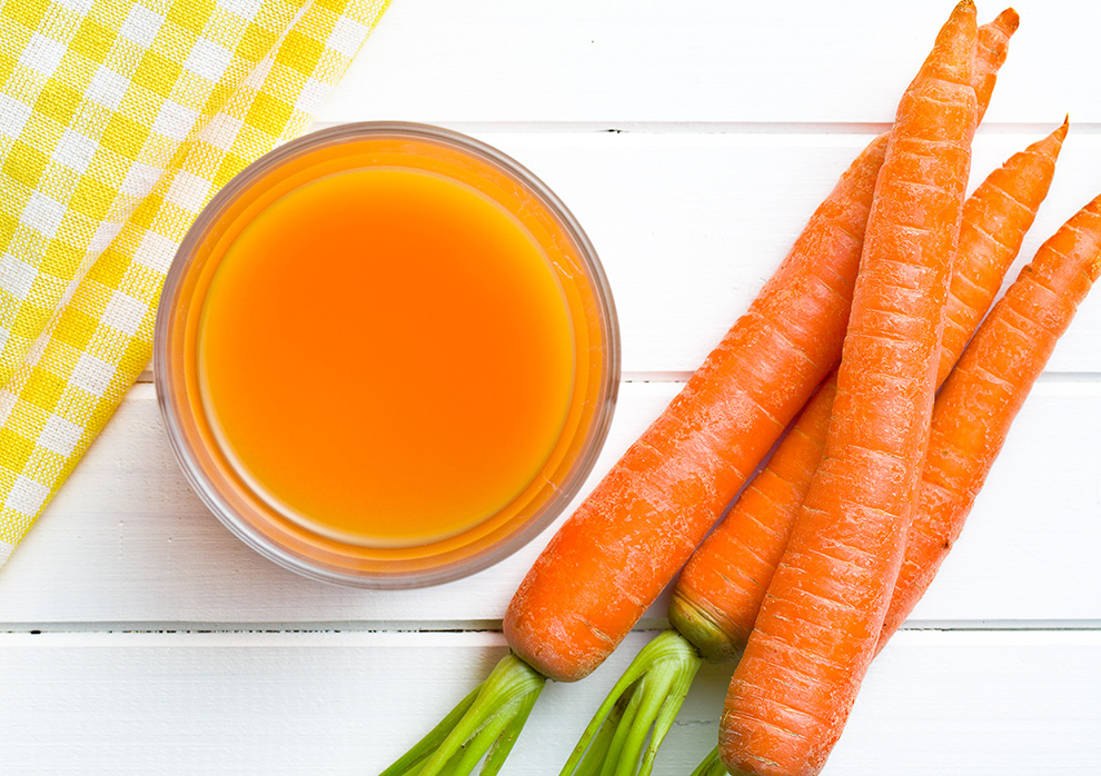 فوائد عصير الجزر