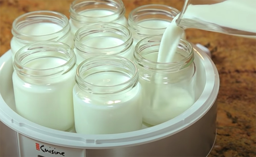 ياغورت منزلي للرضع