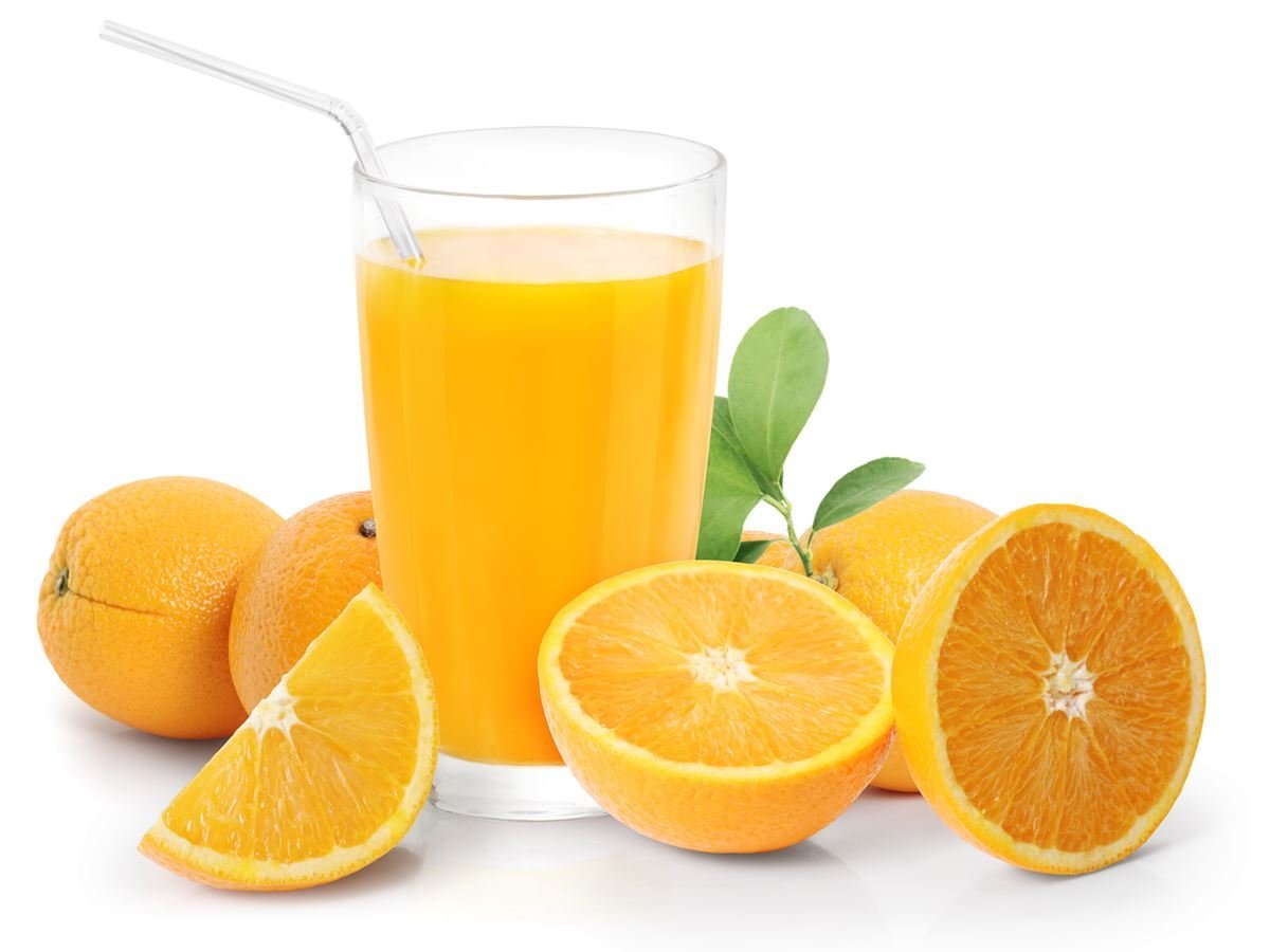 عصير البرتقال الطازج