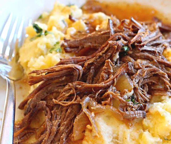 طاجين اللحم بالبطاطا للرضيع