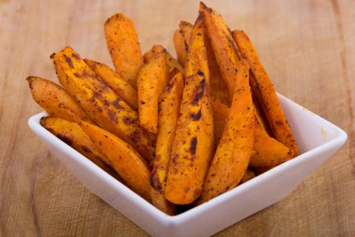 البطاطا الحلوة المشوية