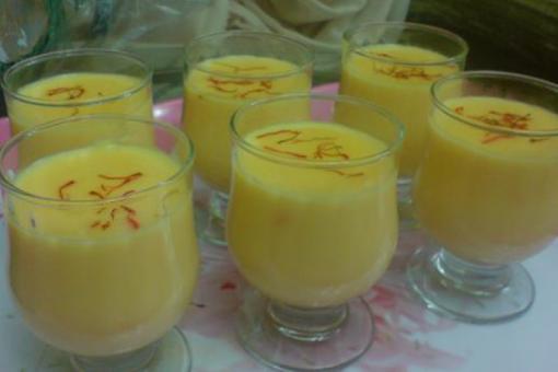 مهلبية بالزعفران