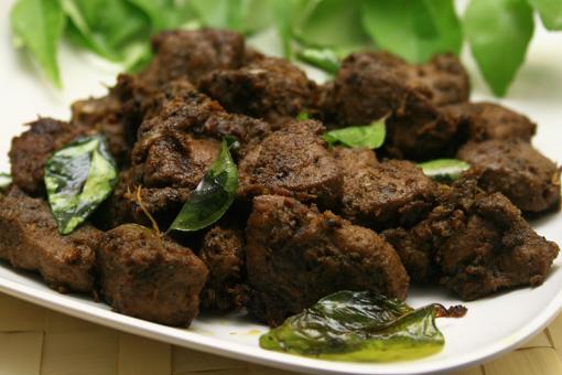 كبدة البقر المقلية