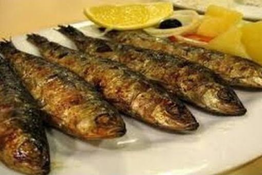 سردين مشوي بالفرن