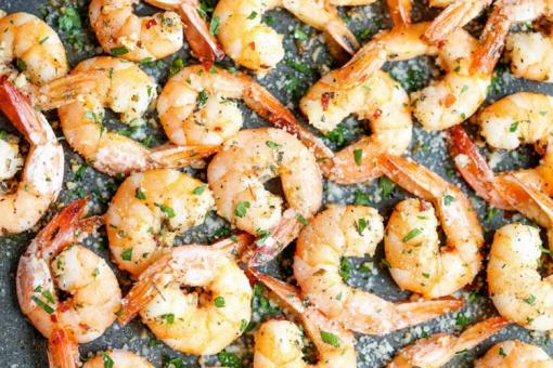 طبخ الروبيان المجمد