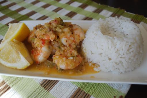 الجمبري بصوص الليمون