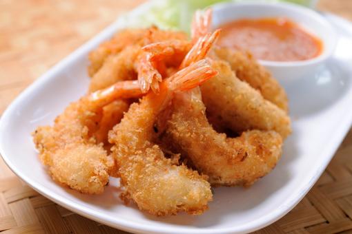 طريقة عمل الروبيان المقلي