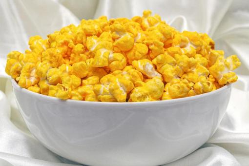 الفشار أو البوب كورن بالجبنة شيدر