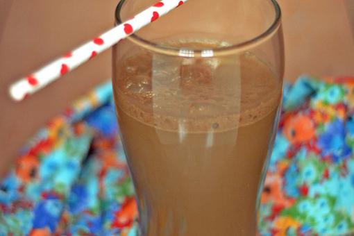 الموكا البارد بالحليب