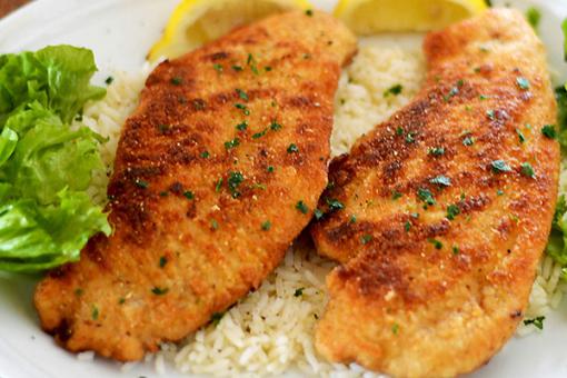 اسكالوب الدجاج المشوي