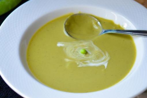 شوربة الكوسة بالكريمة