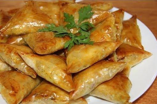 بريوات مغربية في الفرن