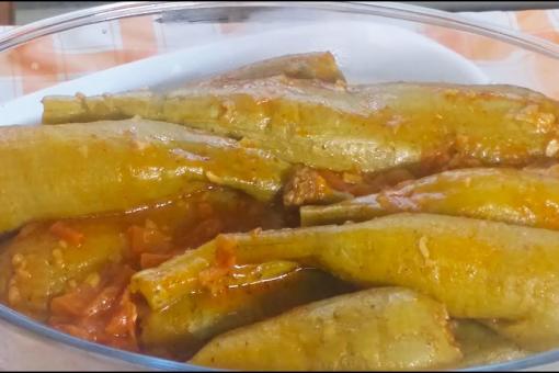 محشي القرع الأخضر