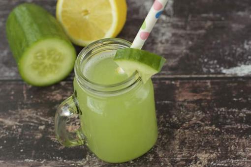 عصير الخيار بالليمون