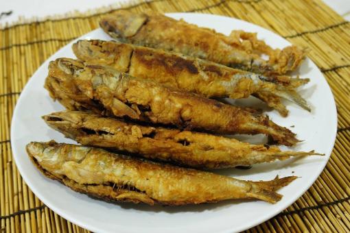 سمك السردين المقلي