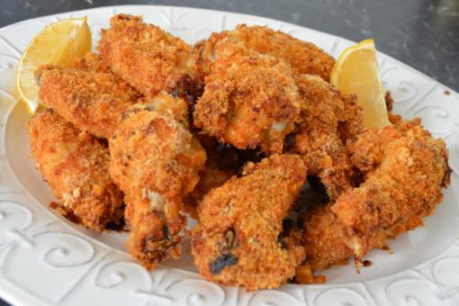 أجنحة الدجاج المقرمشة