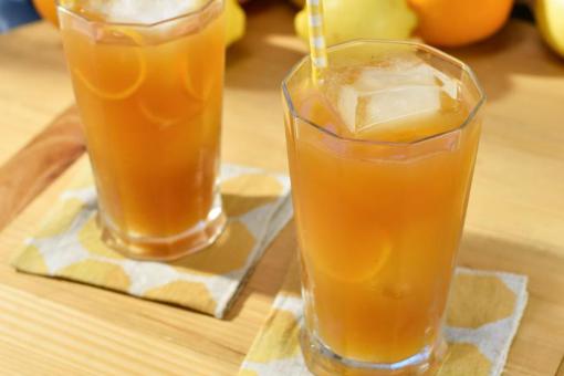 الشاي البارد بالبرتقال