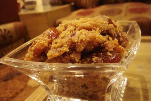 طريقة عمل القشد بالتمر السعودي