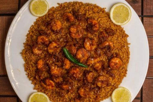 طريقة عمل المفلق الحساوي باللحم والروبيان