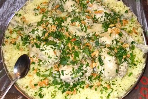 طريقة عمل منسف الدجاج على الأصول