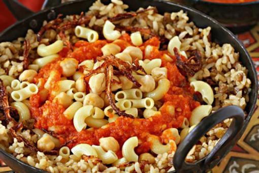 طريقة عمل الكشري المصري