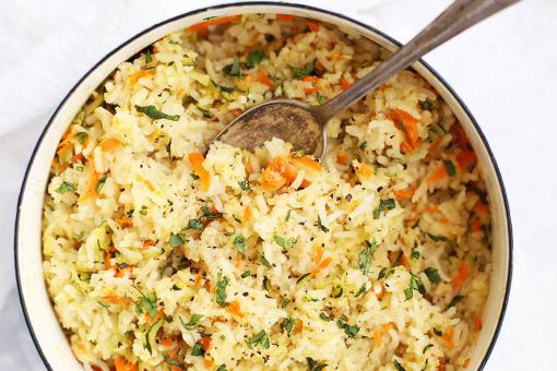 طريقة عمل الرز بالجزر