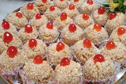 حلوى مشوك بالفواكه المسكرة الجزائرية