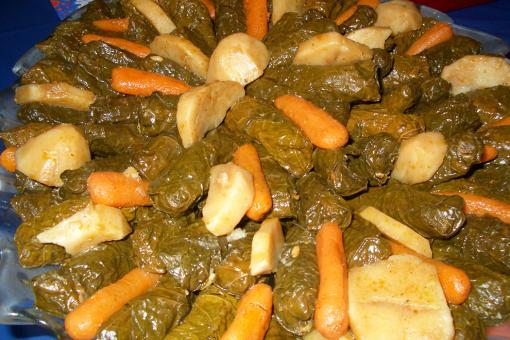 طريقة عمل ورق عنب بالزيت "اليالنجي"