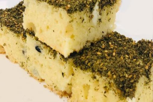 كيكة الزعتر بالجبنة