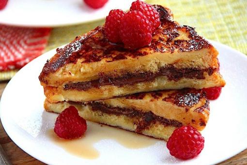 طريقة عمل فرنش توست بالنوتيلا