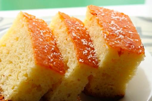 كيكة الزبادي بالشربات