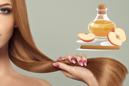 فوائد خل التفاح للشعر