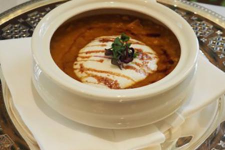 شوربة البرغل مع الدجاج