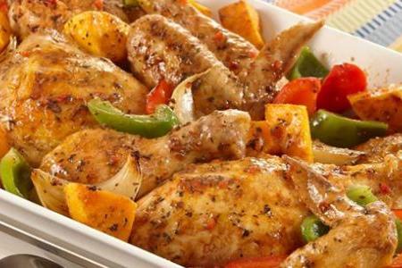 الدجاج اللبناني في الفرن