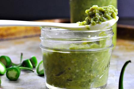 طريقة عمل دقوس الفلفل الأخضر الحار