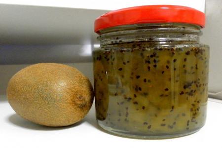 مربى الكيوي مع قشر الليمون