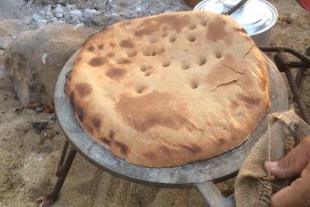 طريقة عمل الجمرية أو خبزة النار في السعودية