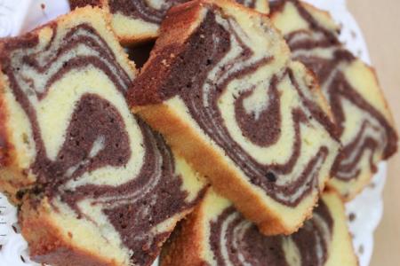 الكيك الرخامي بالياغورت