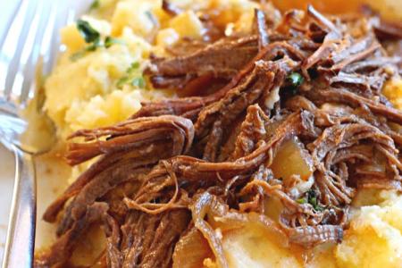 طاجين اللحم بالبطاطا للرضيع