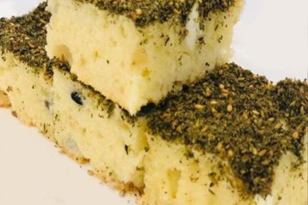 كيكة الزعتر بالجبنة