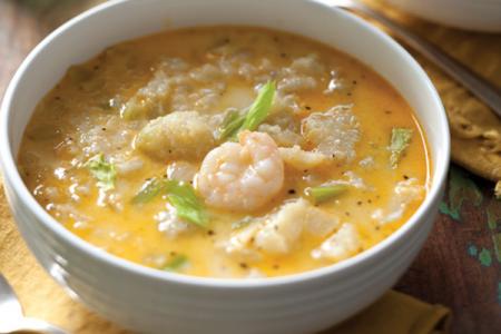 طريقة عمل شوربة الروبيان